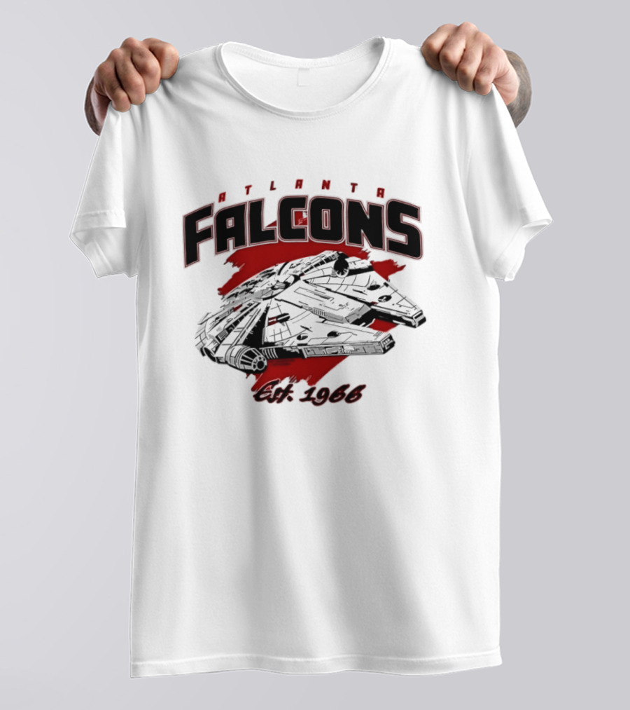 Atlanta Falcons Est 1966 Millennium Falcon Mashup T-Shirt