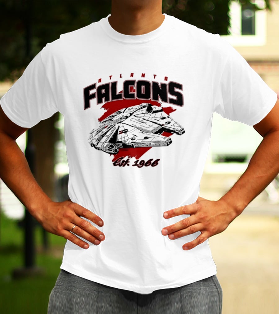 Atlanta Falcons Est 1966 Millennium Falcon Mashup T-Shirt