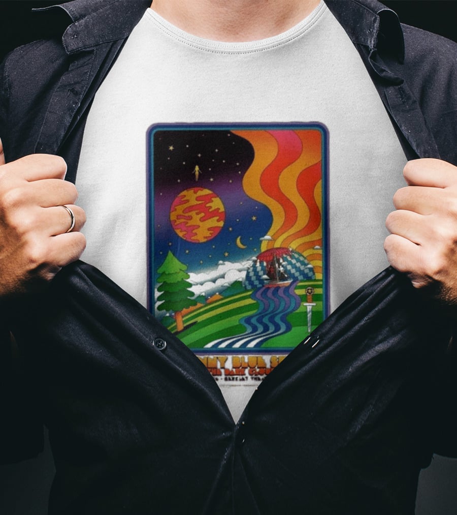 Johnny Blue Skies And The Dark Clouds Greek Theatre Berkeley CA September 15 2026 Event Psychedelic T-Shirt