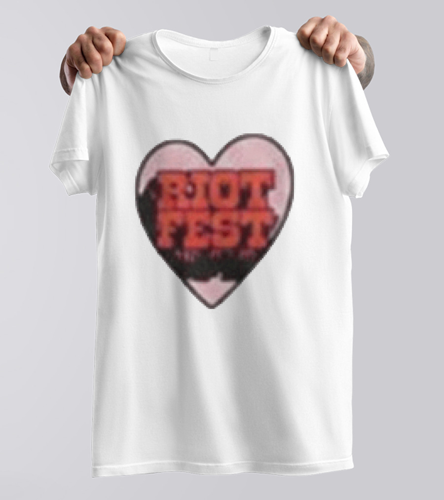 Riot Fest 2026 Chicago September 18 20 Heart T-Shirt