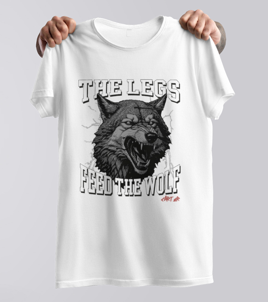 The Legs Feed The Wolf Will Carter Roaring Wolf T-Shirt