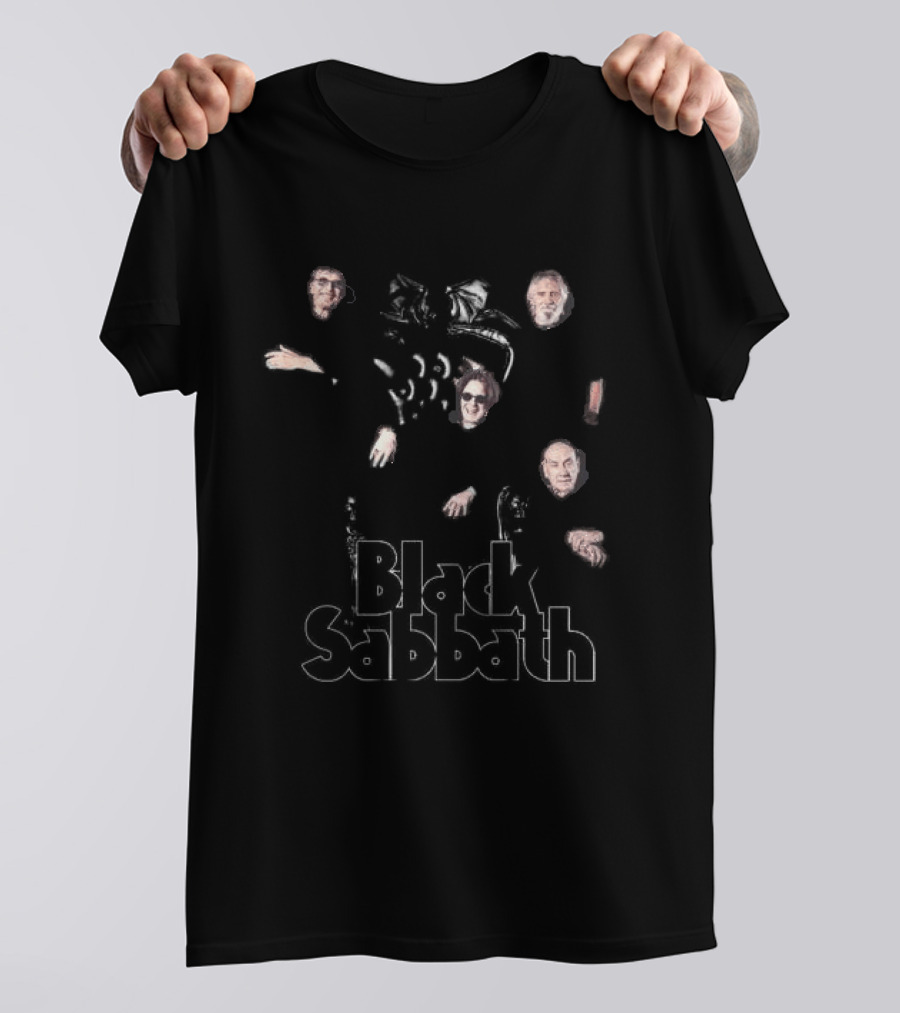 Black Sabbath Back To The Beginning Band Photo T-Shirt