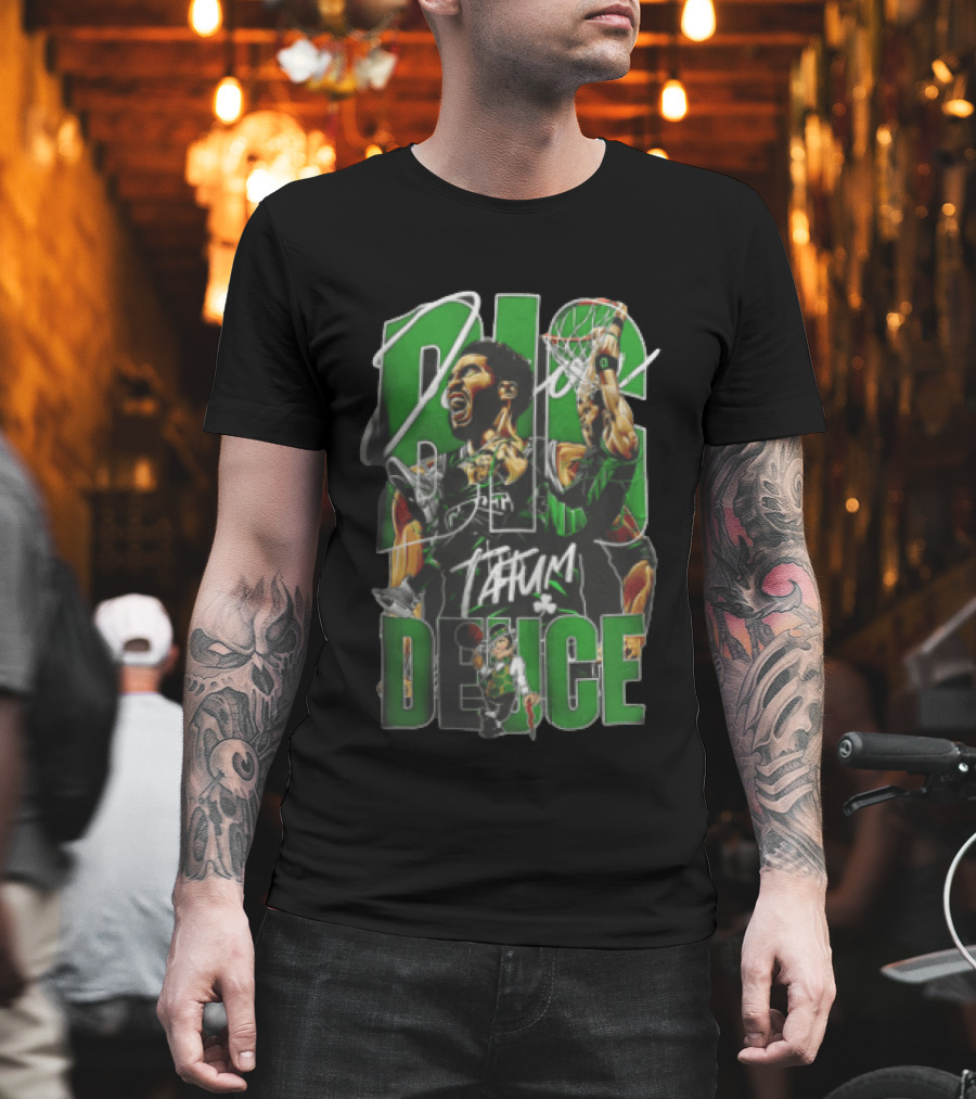 Boston Celtics Tatum Big Deuce Dunking T-Shirt