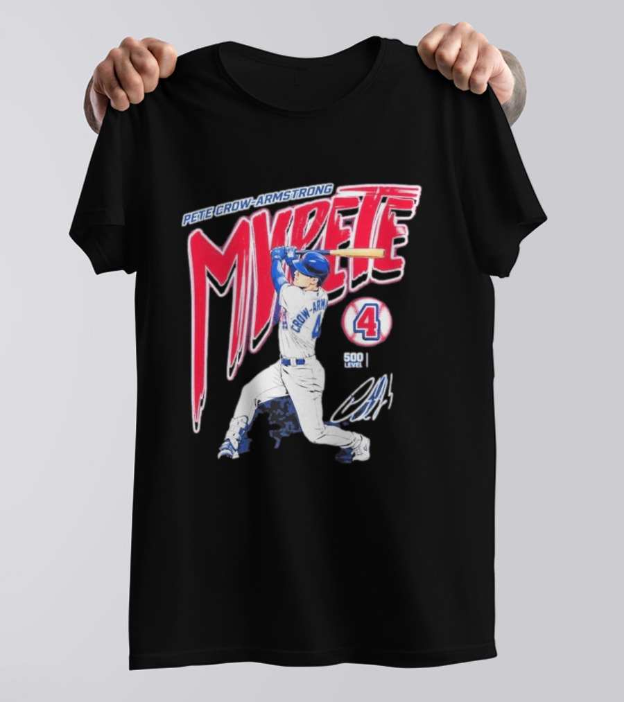 Pete Crow Armstrong My Pete 500 Level 4 Baseball T-Shirt