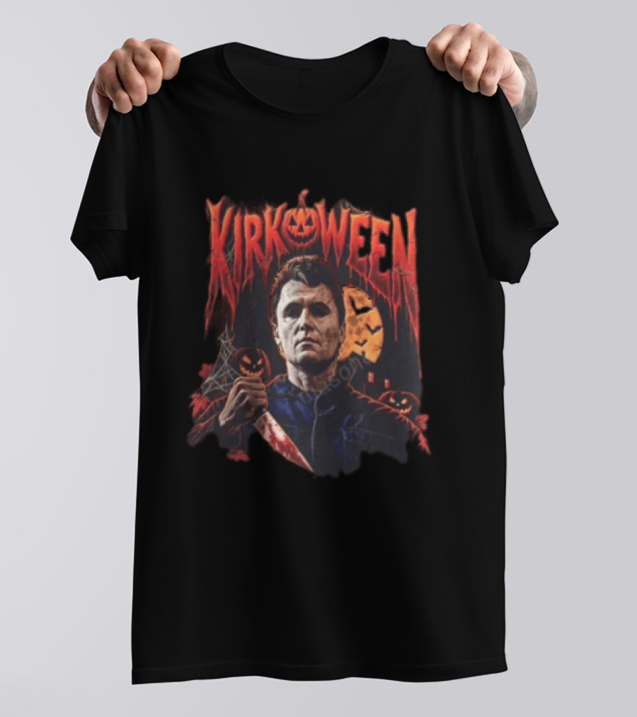 Kirkoween Michael Kirkyers Horror Halloween Pop Culture T-Shirt