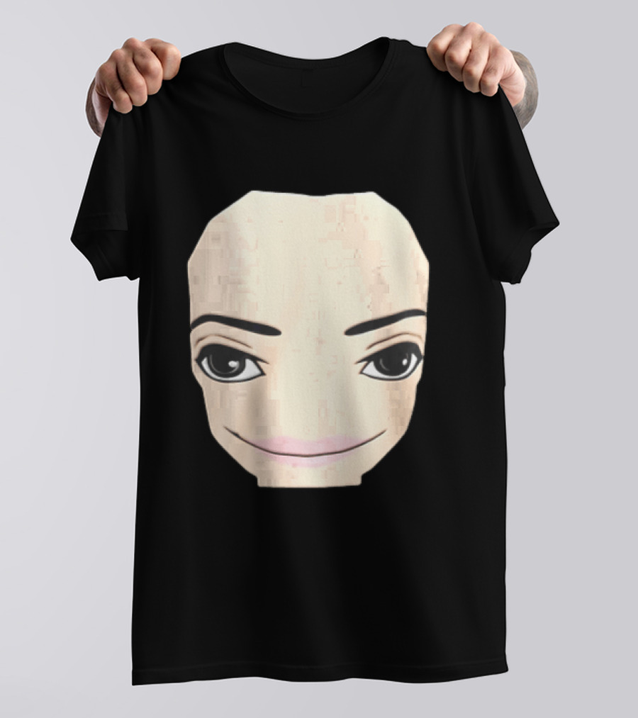 Roblox Avatar Smirking Face Female T-Shirt