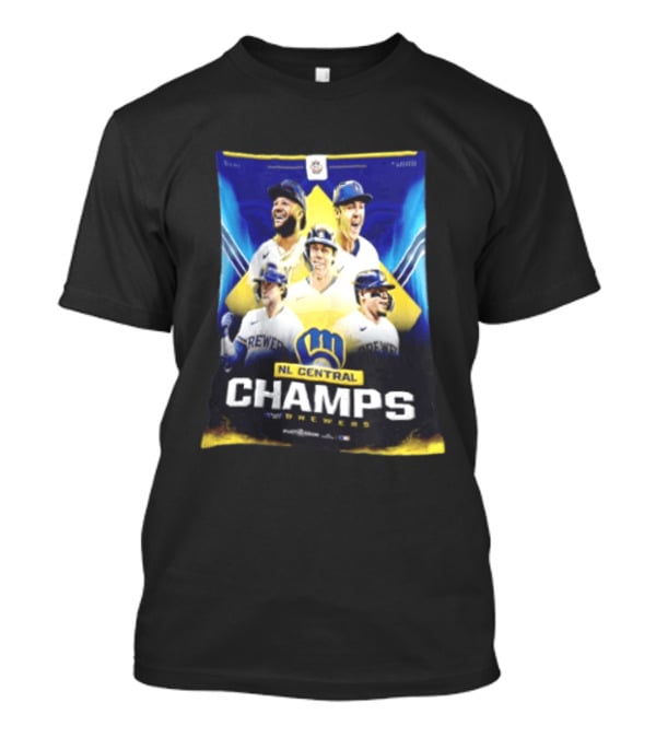 NL Central Champs Brewers Postseason Milwaukee Brewers Fan Gear 2026 T-Shirt
