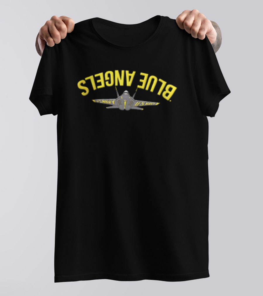 US Navy Blue Angels Jet Aircraft Front View T-Shirt