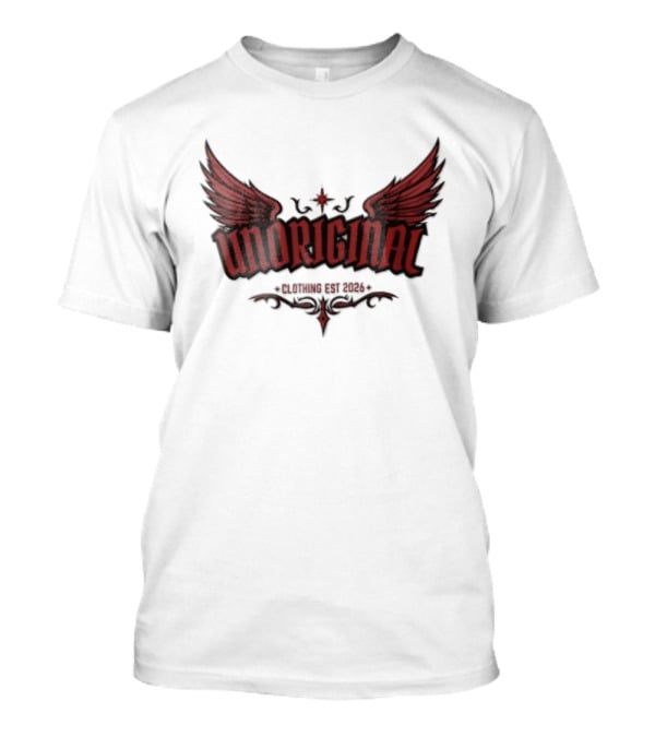 Unoriginal Clothing Est 2026 Red Wings Star Tribal Flourishes T-Shirt