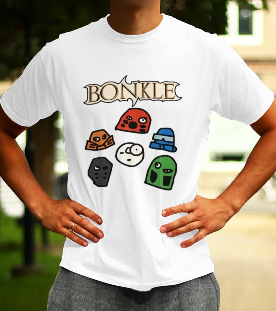 Bonkle Bionicle Toa Mata Masks Collection T-Shirt