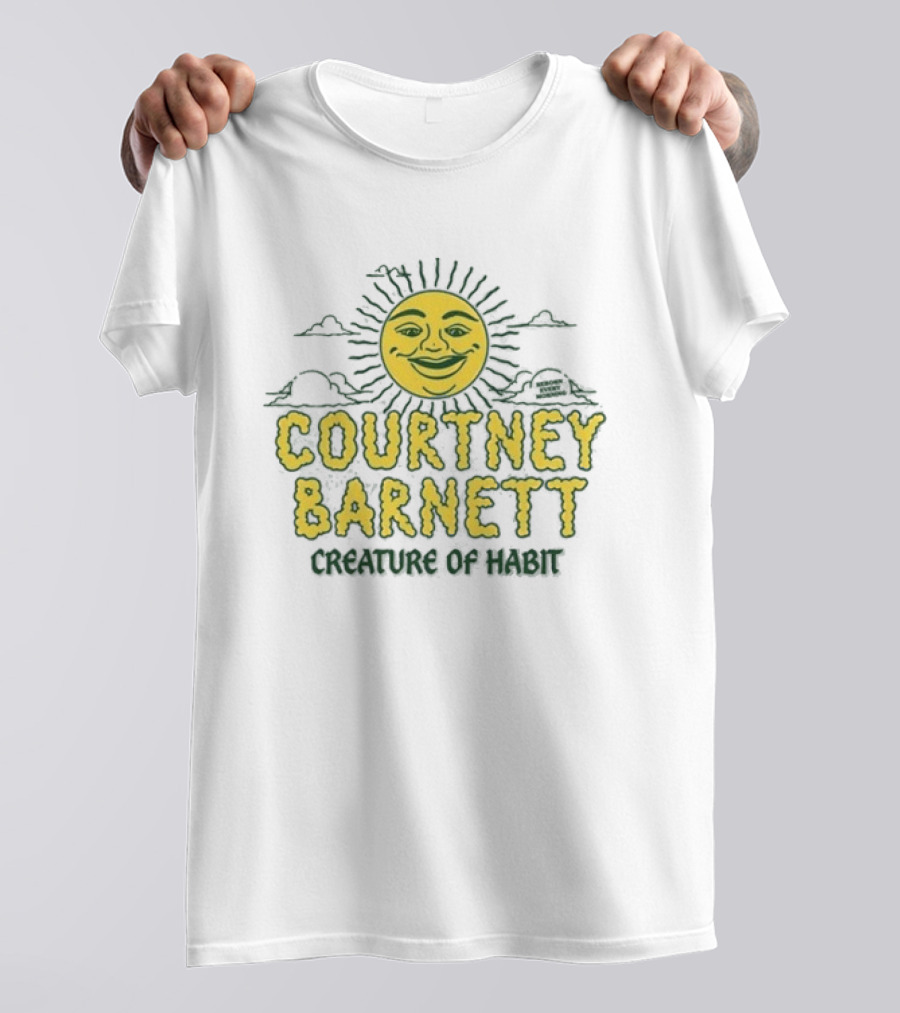 Courtney Barnett Creature Of Habit Sunny Face T-Shirt