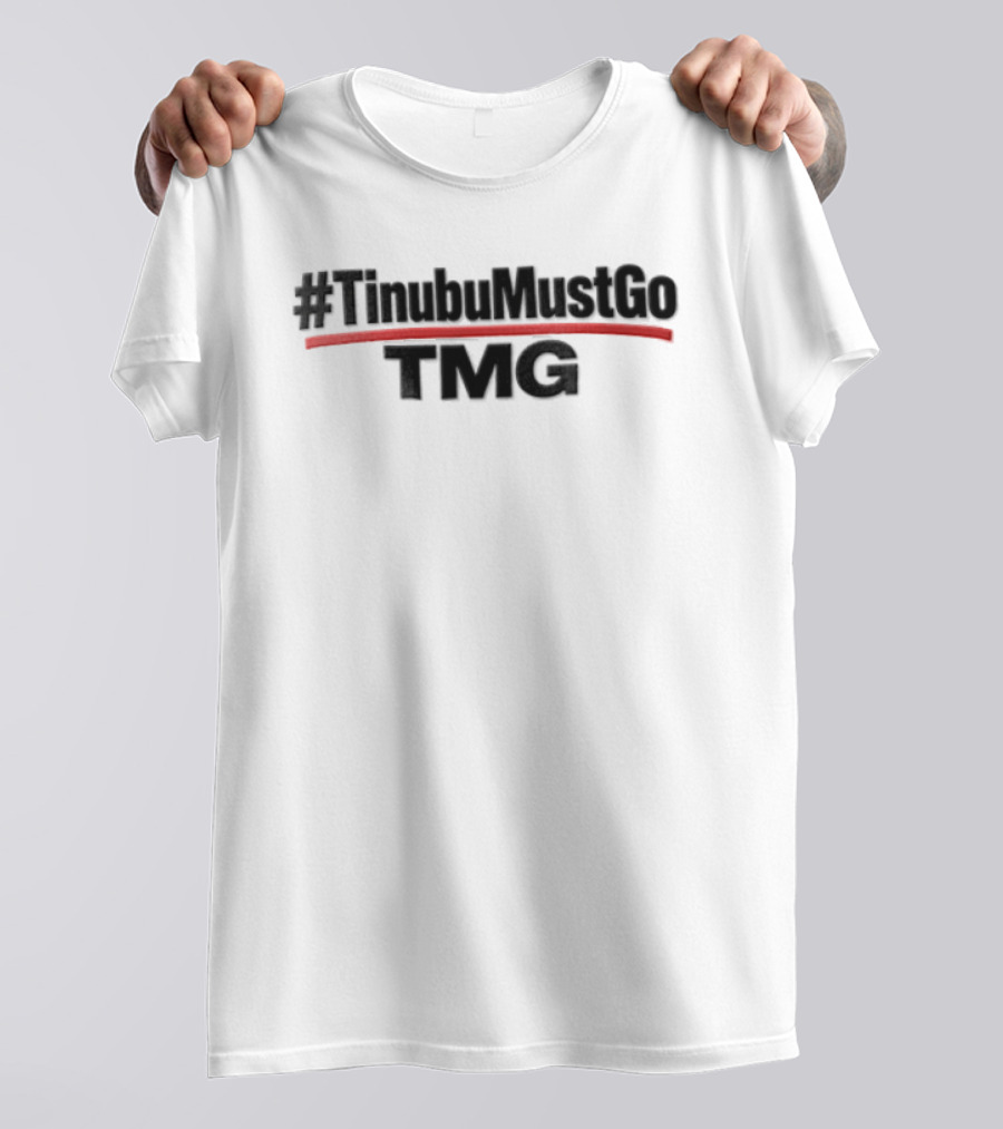 #TinubuMustGo TMG Red Arch Line T-Shirt