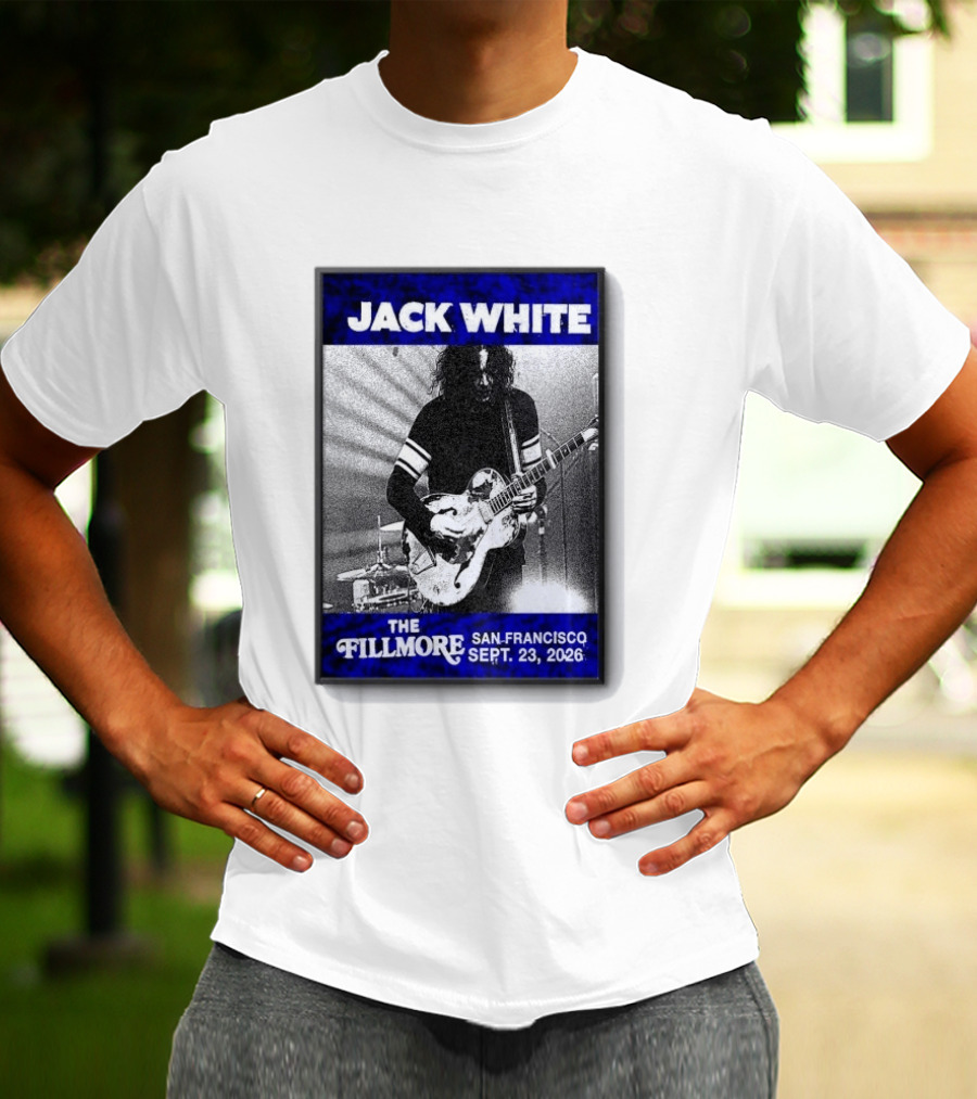 Jack White The Fillmore San Francisco September 23 2026 T-Shirt