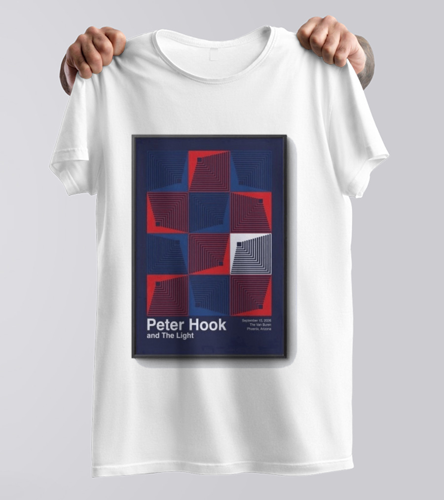 Peter Hook And The Light September 15 2026 The Van Buren Phoenix Arizona T-Shirt