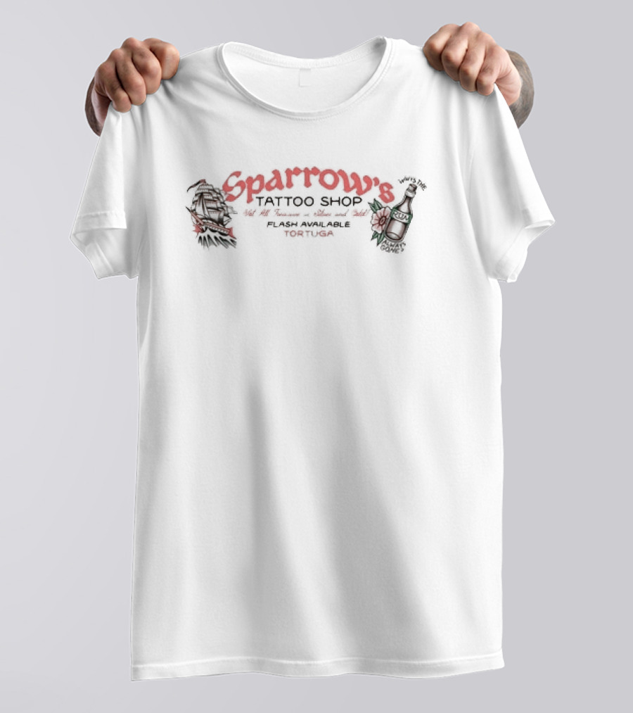 Sparrow's Tattoo Parlor Since 2003 Lost Bros T-Shirt
