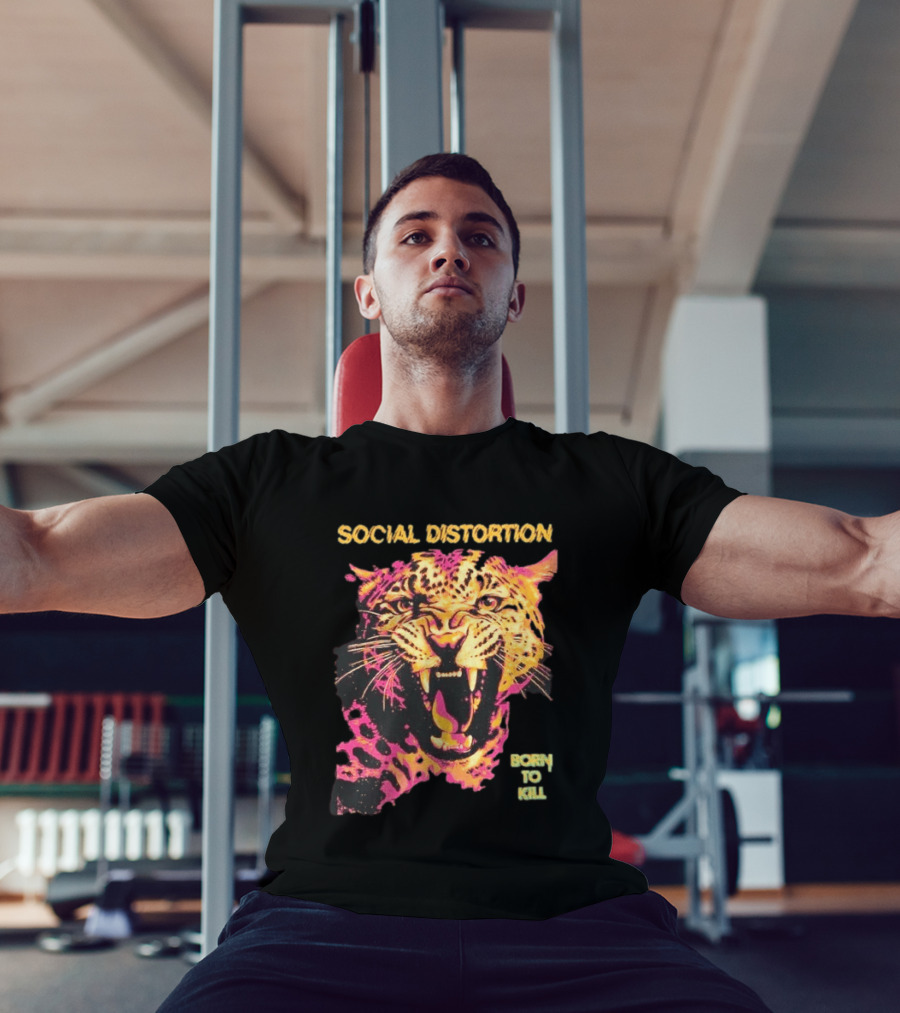 Social Distortion Born To Kill Leopard 2026 T-Shirt