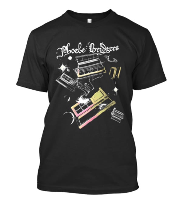 Phoebe Bridgers Cosmic Floating Windows And Stars T-Shirt