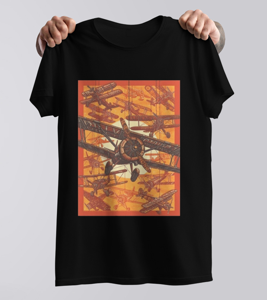 Billy Strings Fall 2026 Luke Martin Denver CO Airplane T-Shirt