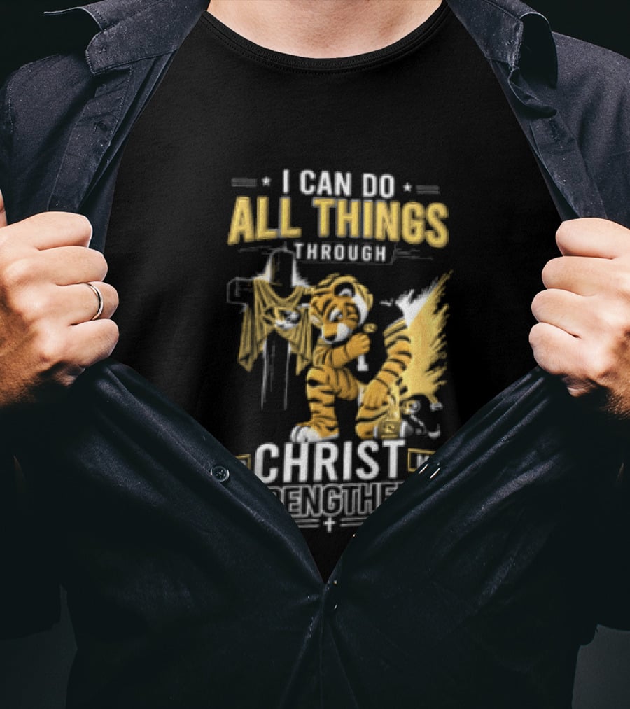 I Can Do All Things Through Christ Who Strengthens Me Mizzou Tiger T-Shirt