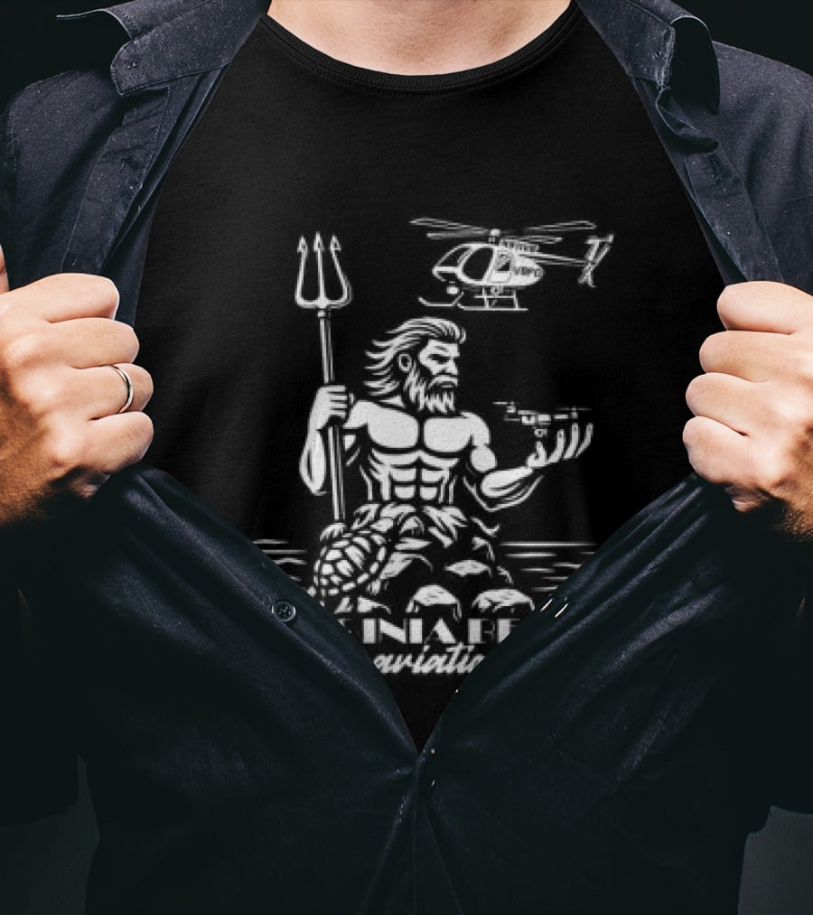 Brotallion Store Virginia Beach Pd Aviation Wflag T-Shirt