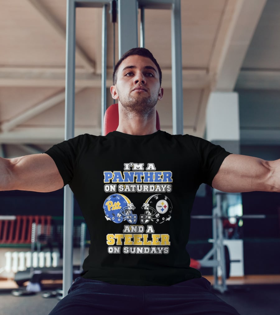 I’m A Panther On Saturdays And A Steeler On Sundays T-Shirt