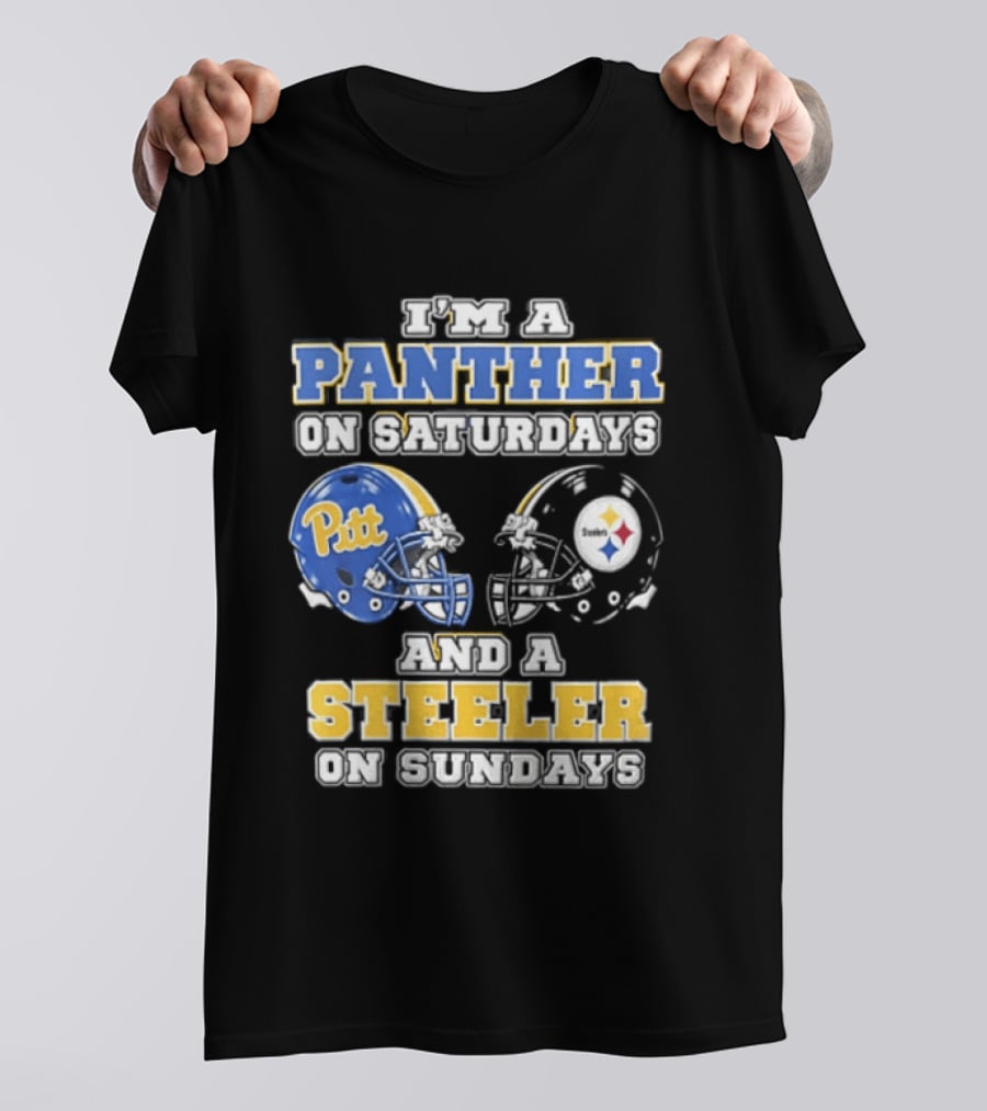 I’m A Panther On Saturdays And A Steeler On Sundays T-Shirt