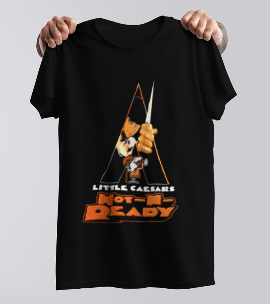 Little Caesars Hot N Ready A Work Orange Pizza Fusion T-Shirt