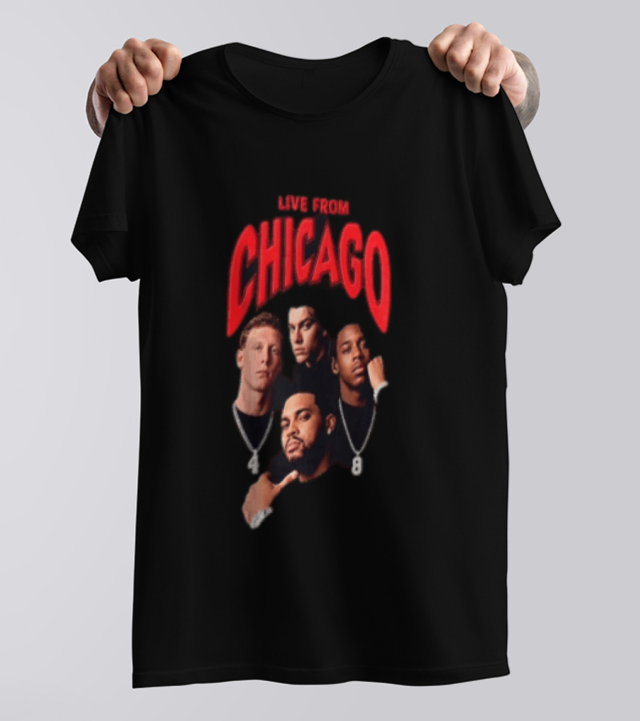 Live From Chicago Basketball Stars T-Shirt