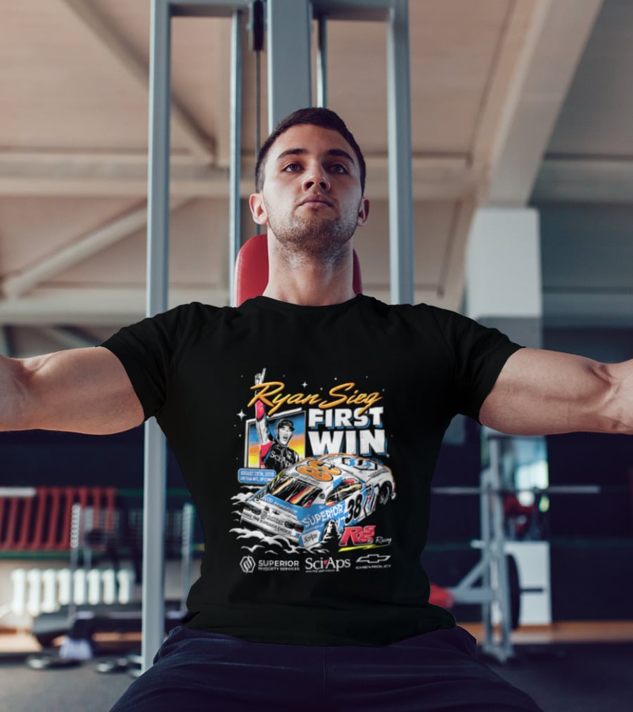 Ryan Sieg First Win August 28th 2026 Daytona Intl Speedway Superior Racing Chevrolet Stock Car Celebrating T-Shirt