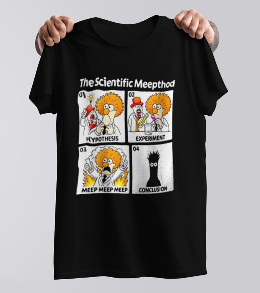 The Scientific Meepthod Beaker Experiment Walter White Conclusion Comic T-Shirt
