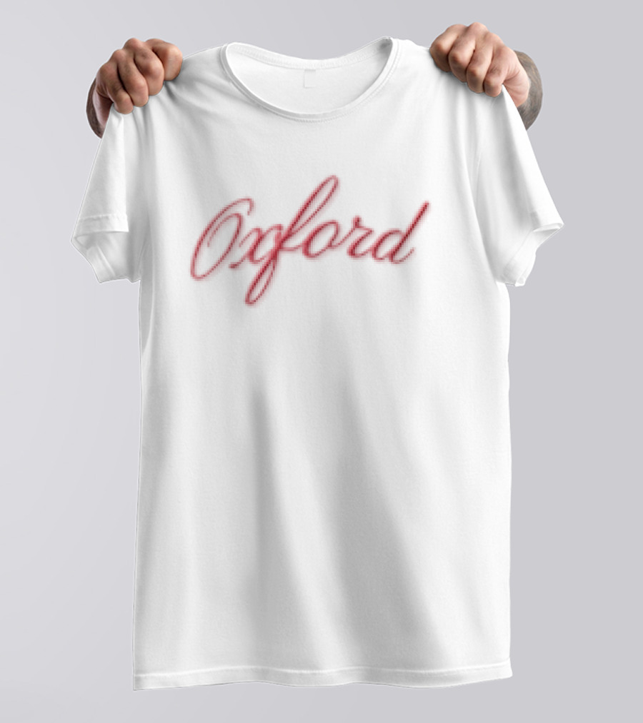Oxford Red Calligraphy Mississippi State Fan T-Shirt