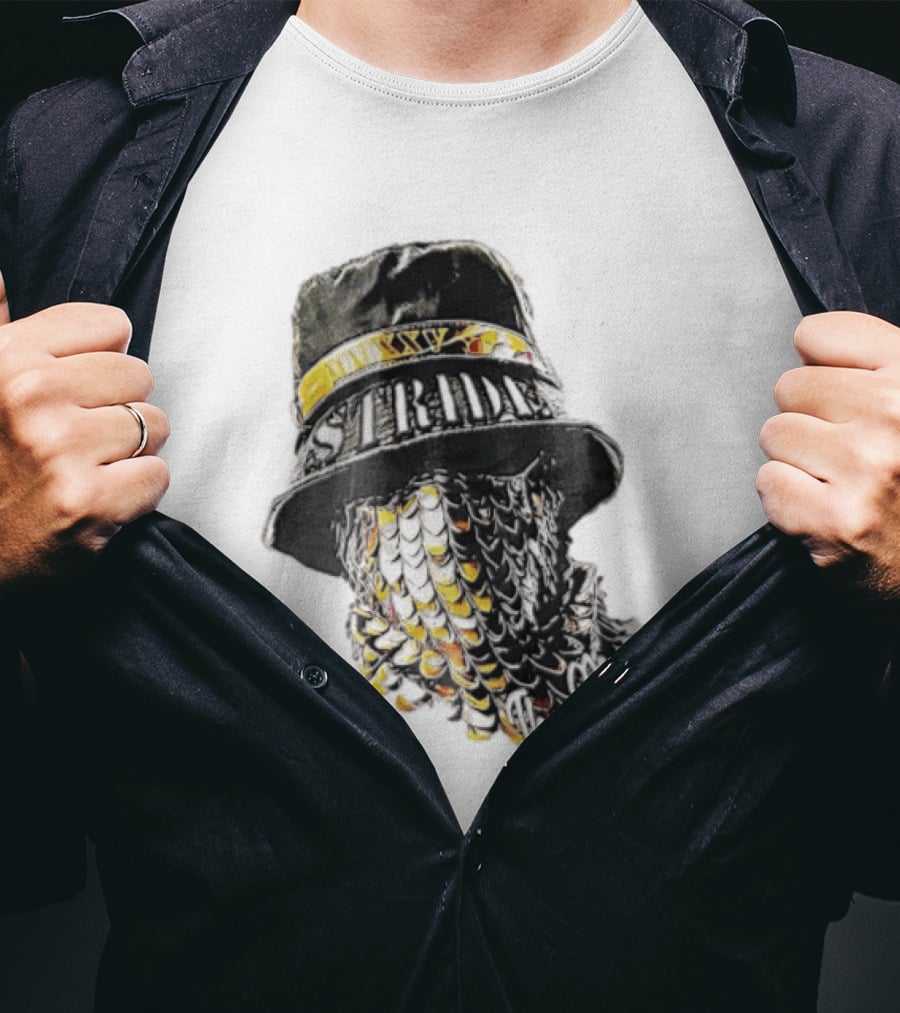 Strides Mmxxv Magpie Bucket Hat Golden Feather Mask T-Shirt