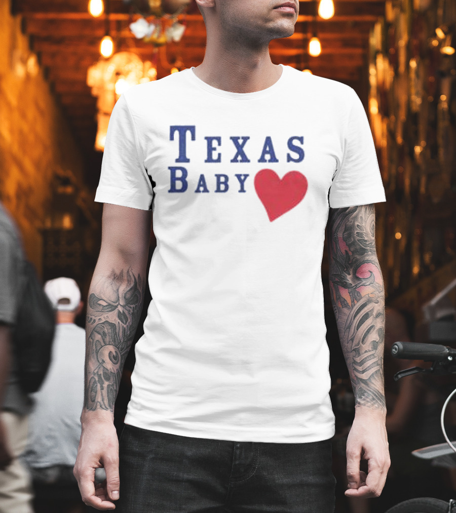 Susannah Joffe Store Texas Baby Heart Tank T-Shirt
