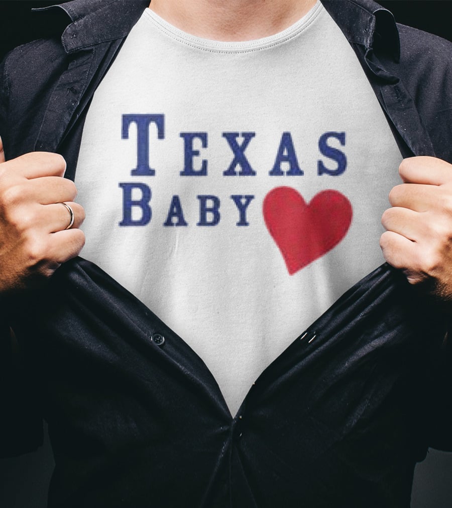 Susannah Joffe Store Texas Baby Heart Tank T-Shirt