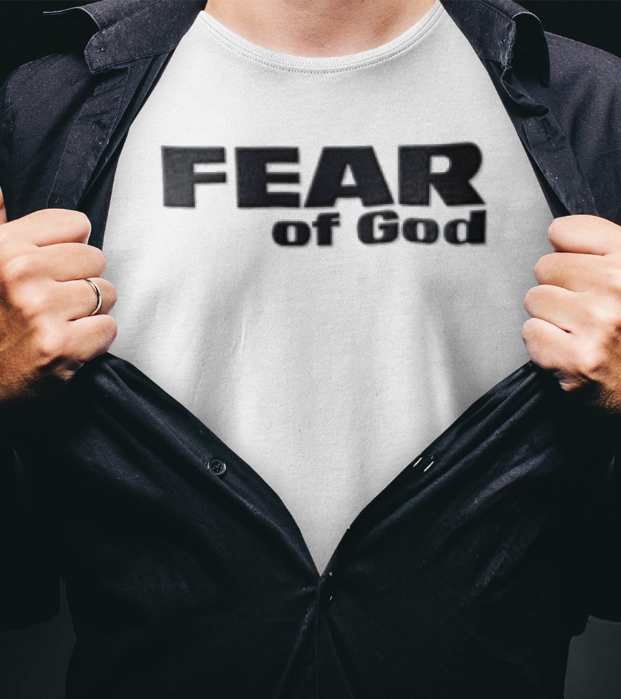 Fear Of God Heavy Block Lettering Minimalist T-Shirt