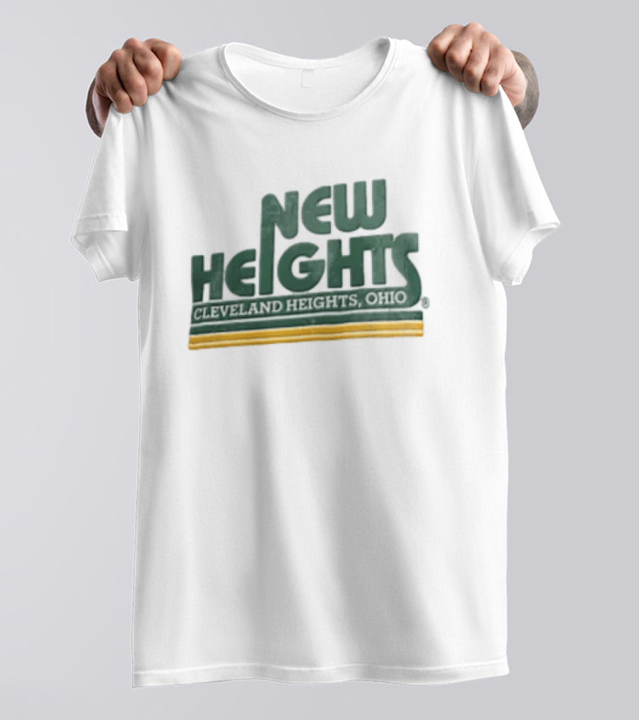 Jason Kelce New Heights Cleveland Heights Ohio T-Shirt