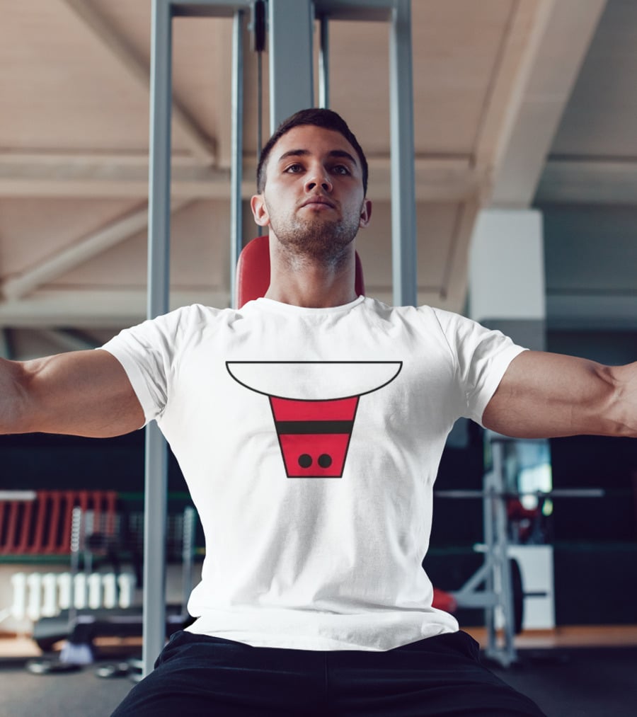 Ji Lee Underbranded Chicago Bulls Iconic Visual Redesign T-Shirt