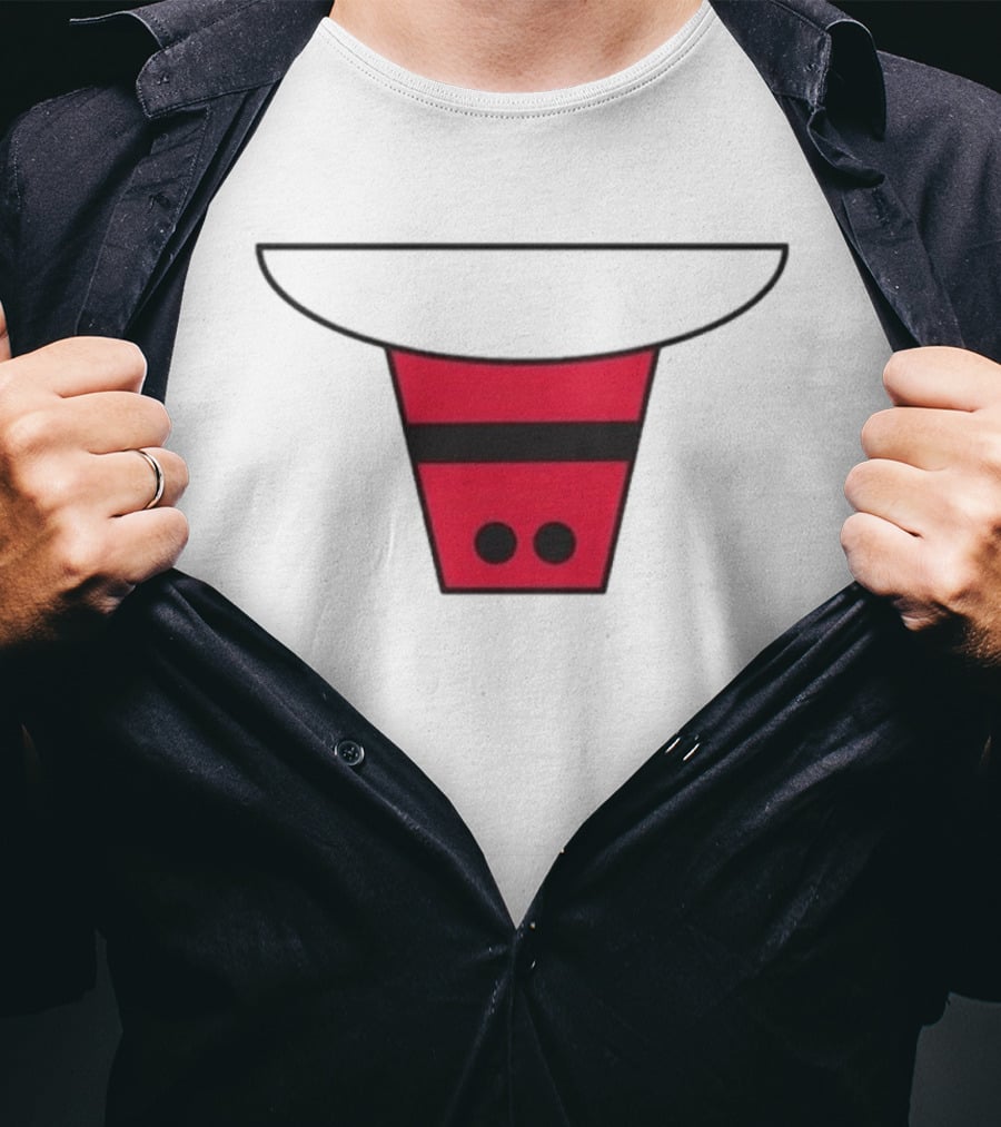 Ji Lee Underbranded Chicago Bulls Iconic Visual Redesign T-Shirt