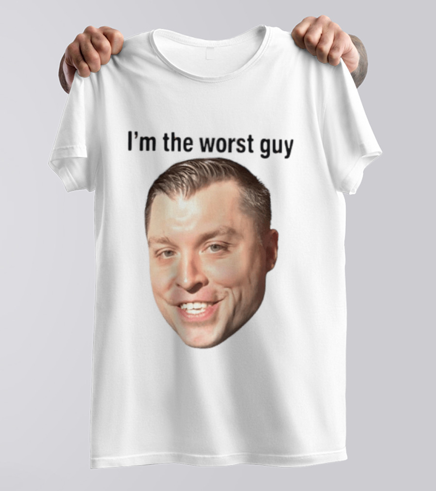 Jimmy Failla I'm The Worst Guy Big Head Face Meme T-Shirt