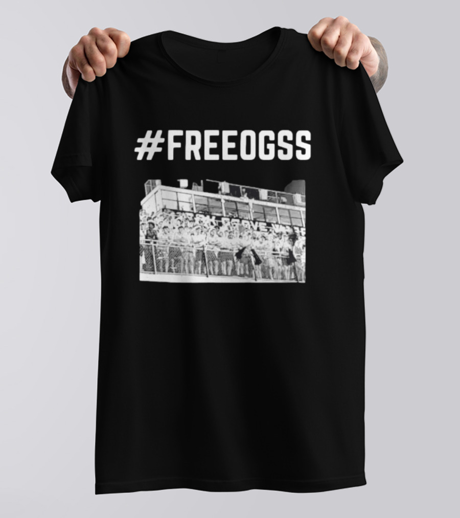 #FREEOGSS Oak Grove High School Sports Stadium Crowd T-Shirt