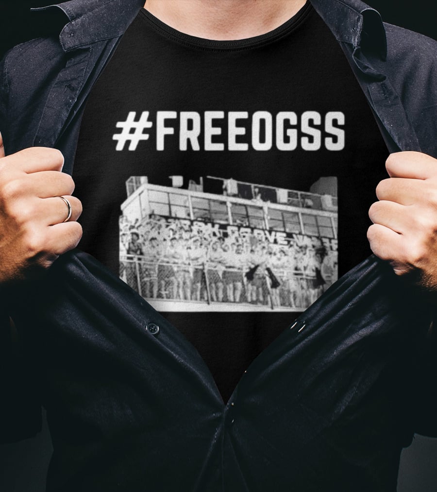 #FREEOGSS Oak Grove High School Sports Stadium Crowd T-Shirt