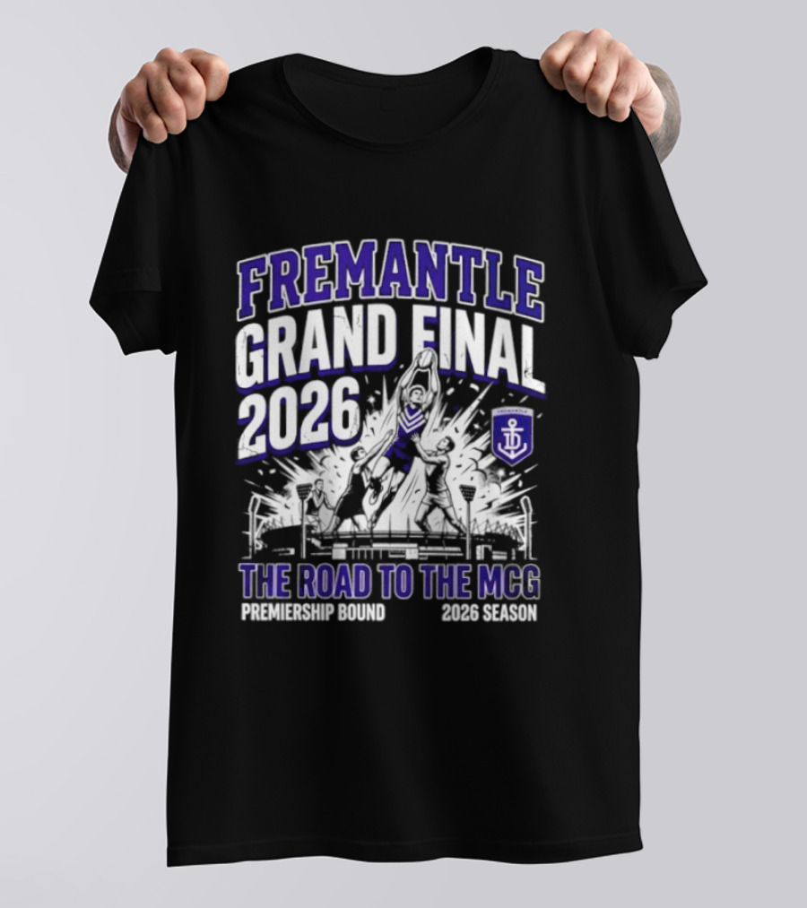 Fremantle Grand Final 2026 Road To The MCG AFL Dockers T-Shirt
