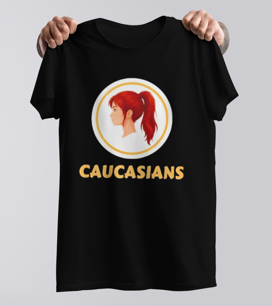 Caucasians Redhead Ponytail Profile T-Shirt