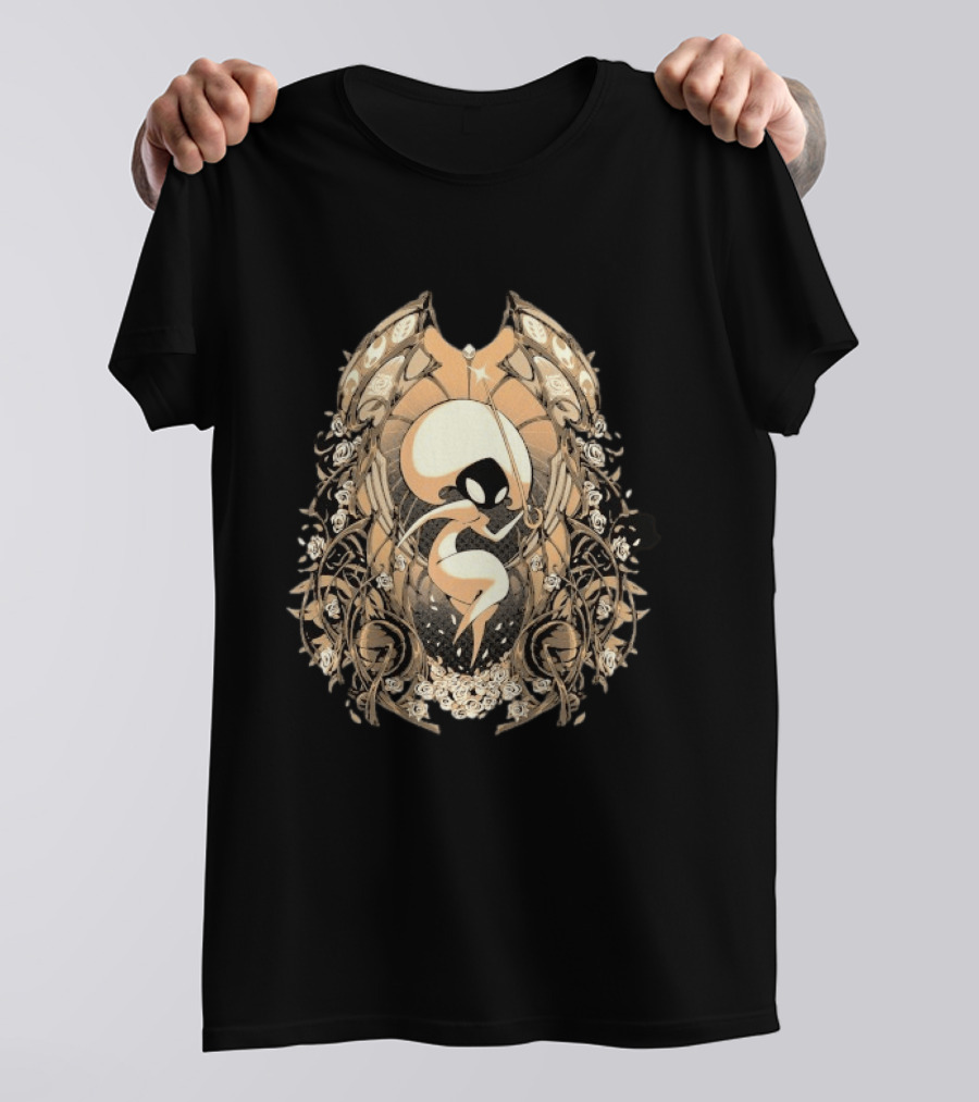 Hollow Knight Silksong Intrepid Pursuer Ornate T-Shirt