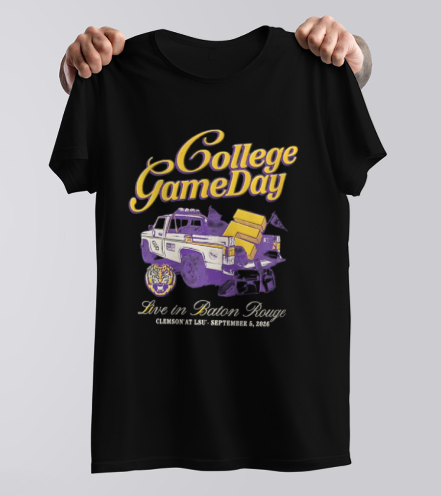 LSU Tigers College Gameday Live In Baton Rouge September 9 2023 Truck T-Shirt
