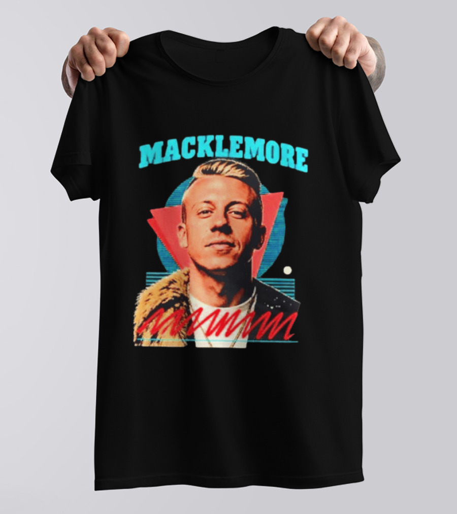 Macklemore Vintage Retro Style Collage T-Shirt