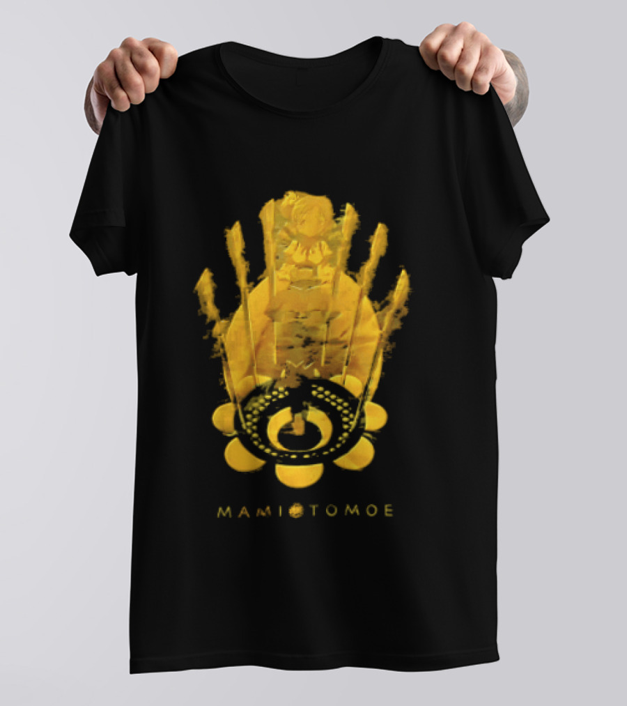 Mami Tomoe Magical Anime Character Golden T-Shirt