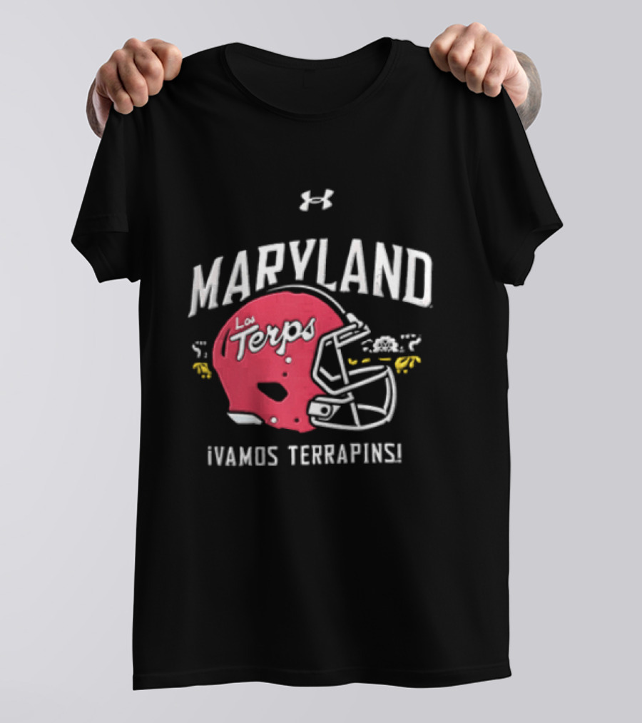 Maryland La Terps ¡Vamos Terrapins! Helmet T-Shirt
