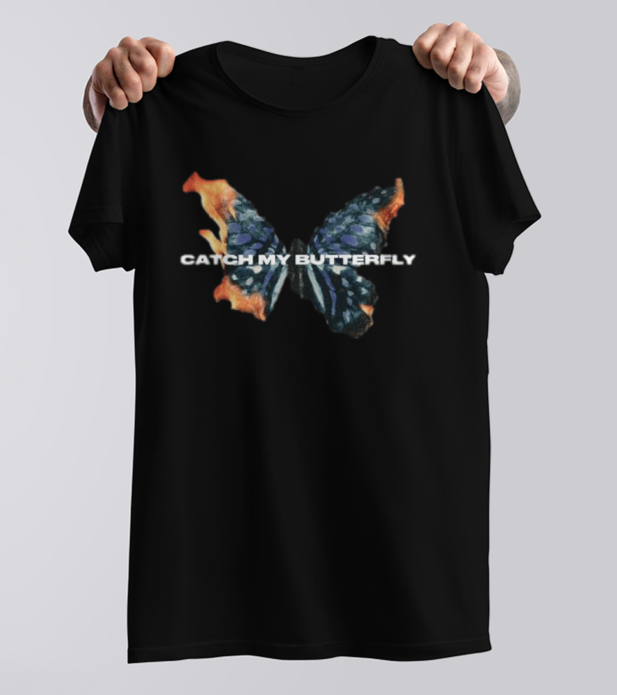 Catch My Butterfly Dirty Honey Women's Crop Top T-Shirt