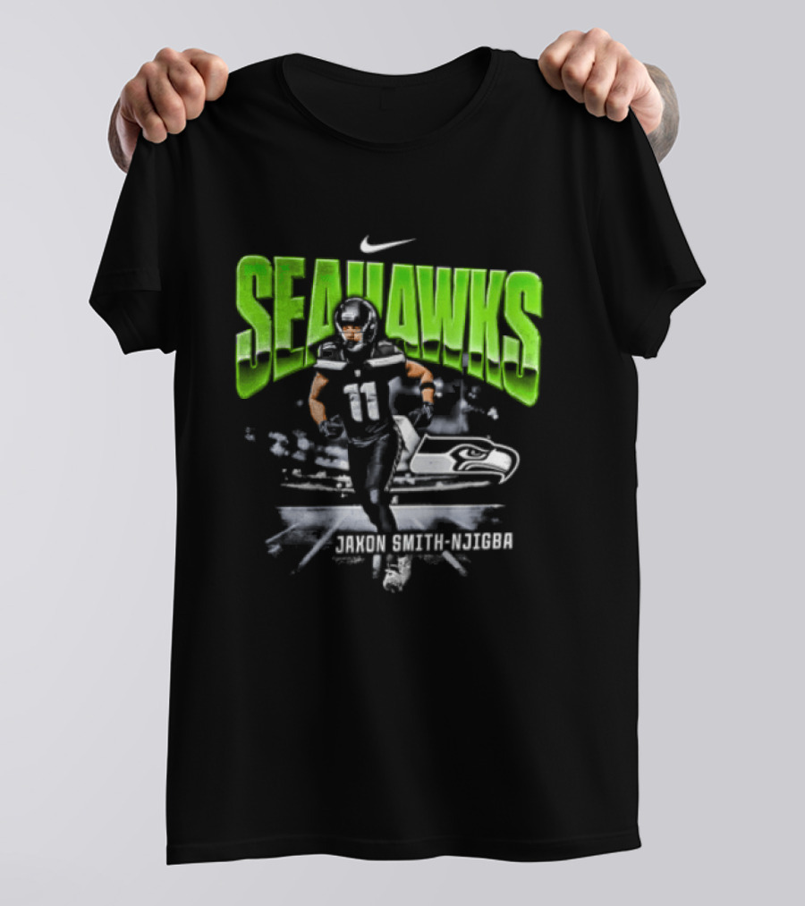 Seattle Seahawks Jaxon Smith Njigba 11 Nike Running Stadium T-Shirt